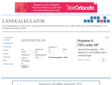 Tablet Screenshot of laanekalkulator.no
